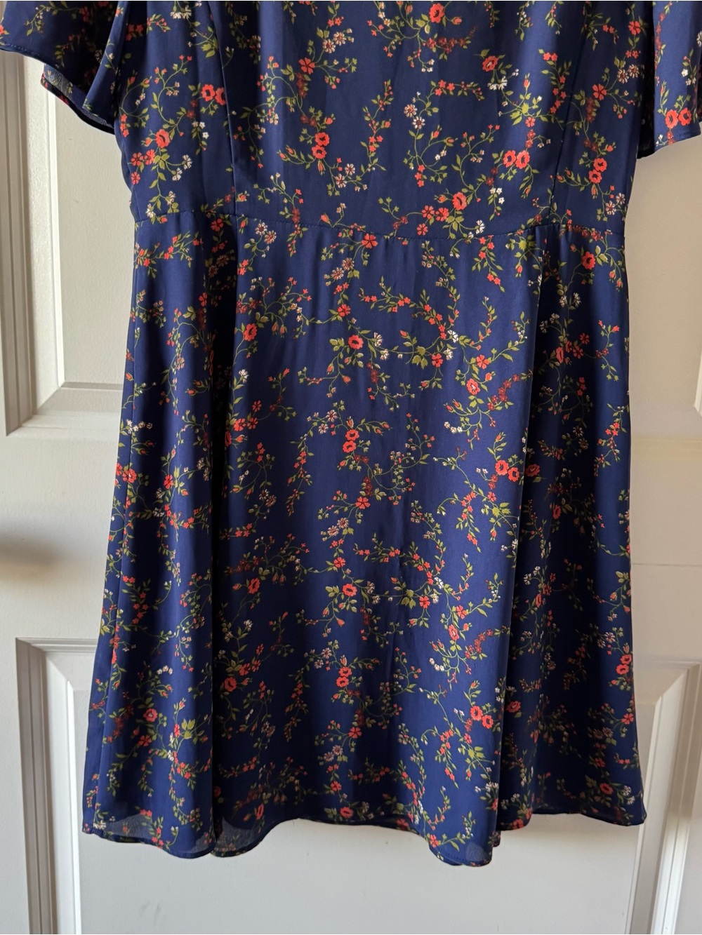 MADEWELL Amaranth Floral Wrap Dress - Picture 6 of 12